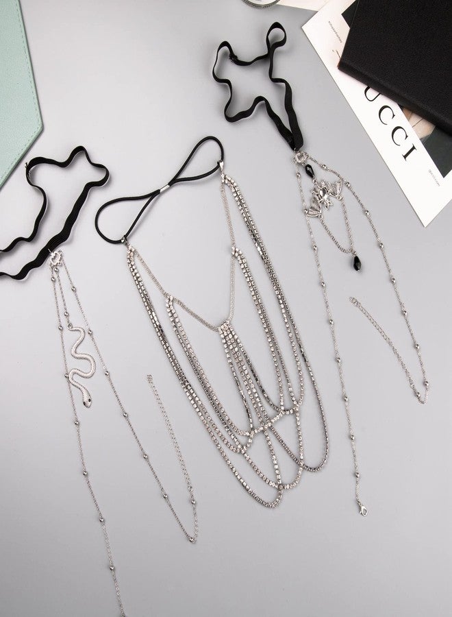 NICEIGHT Thigh Chains for Women 8PCS Leg Chains for Women Snake Leg Chain Layered Body Chain Beach Jewelry Set S - Image 2